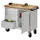 Werkplaatswagen 400kg Staalplaat 915x1090x600mm 1 Kast 4 Laden
