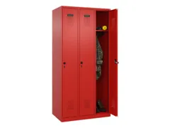 locker,HxBxD 1850x900x500mm,3vak,vak B 300mm,draaigrendel