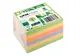 UPM notes 75x75 spring mix assorti pak 6x 100 vel groen, geel, oranje,