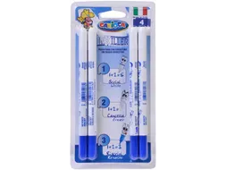 Viltstift Carioca Inkiller met wisser set à 4 stuks
