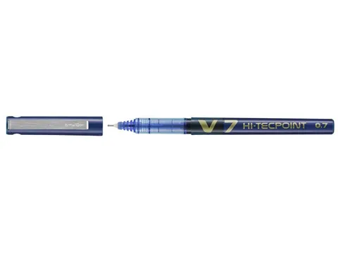 Rollerpen Pilot Hi-Tecpoint V7 0.7mm Medium punt Blauw