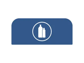 Configure Recyclingstation Paneel Plastic BE 57 liter - 1