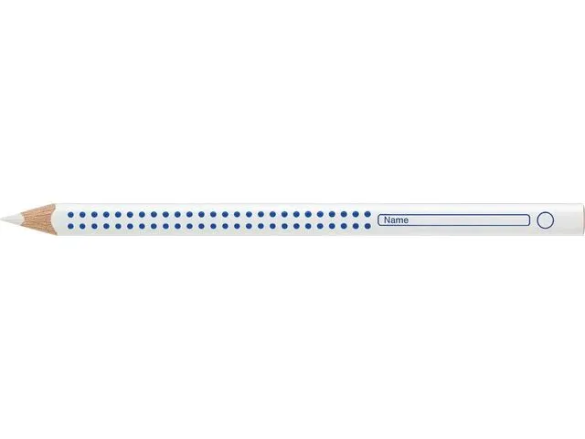 Crayon de couleur Faber-Castell Jumbo GRIP "H&T" blanc