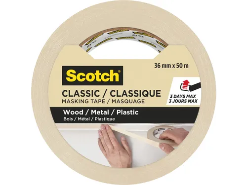 Afplaktape Scotch Classic 36mmx50m beige
