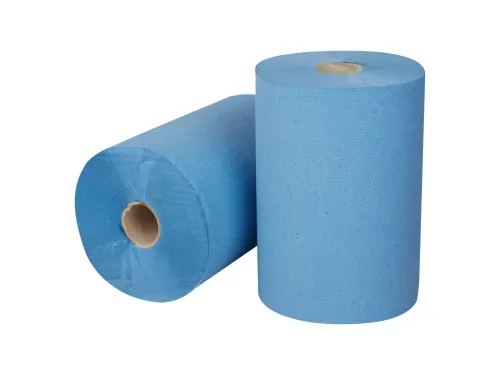 Handdoekrol Papier 120580 verlijmd CEL blauw 3-laags 12 Rol