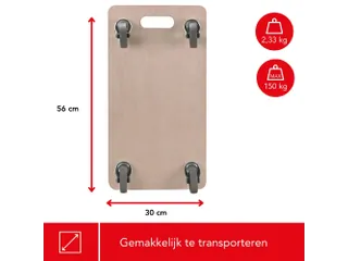Meubelverplaatser 56x30cm Laadvermogen 150kg - 8