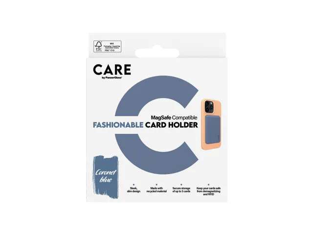 PanzerGlass CARE by Card Holder Blue iPhone, Hoes, Apple, Apple