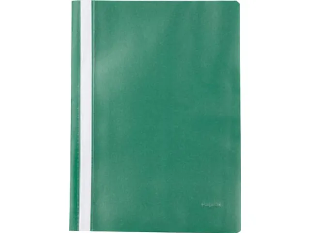 snelhechtmap ft A4 PP groen, pak van 5 stuks