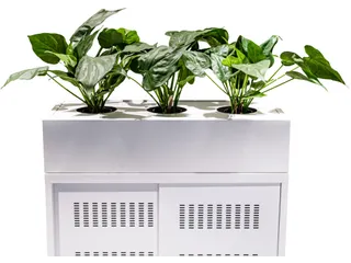 Plantenbak tbv schuifdeurkast Wit RAL9016 - 2