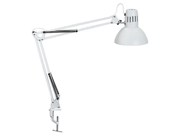 Bureaulamp MAUL Study tafelklem excl.LED lamp E27 wit