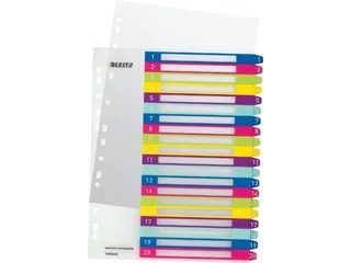 WOW printbare index, 20 tabs - 4