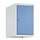 opzetkast,v. locker,1vak.,vak B 300mm,HxBxD 500x300x500mm,vleugeldeur