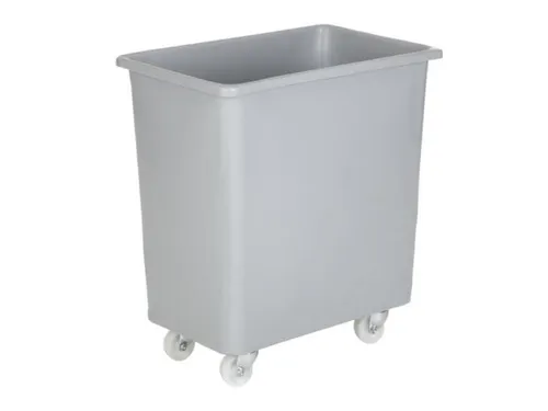 Mobiele Opslagbak Hoekig Pe Hxbxd 670x660x432mm 135 Liter Grijs