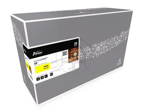 AS13653 Astar HP 653A CLJ toner geel rebuilt 16500pagina's chip
