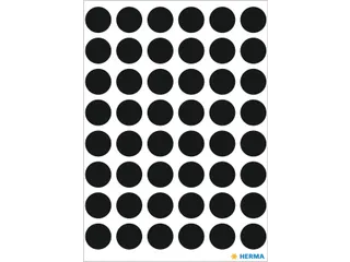 HERMA 1869 Multipurpose etiketten Rond 13mm Zwart 240 stuks - 2