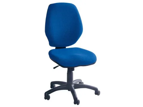 bureaustoel,synchroonmech.,zitting stof blauw,zitting H 440-580mm