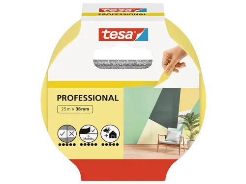 Afplaktape Tesa Professional 38mmx25m