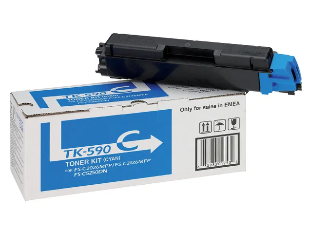 Toner Kyocera TK-590C blauw