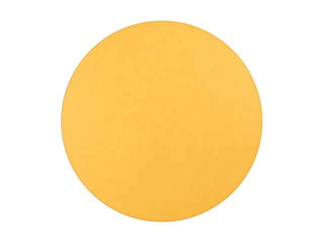 Akoestisch PET-vilt rond plafondpaneel Ø120cm Geel