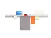 Wandklemlijst MAULballfix Aluminium Lengte 100,6 cm