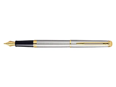 Vulpen Waterman Hémisphère Stainless Steel GT Medium Blauwe inkt