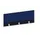 baliepaneel,v. bureau,aanbouw achter,B 1200mm,CC-zwart,BN6016-blauw