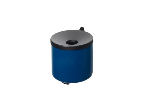 Wandasbak 2.4 liter HxØ 160x155mm Ral5010 Blauw Staal