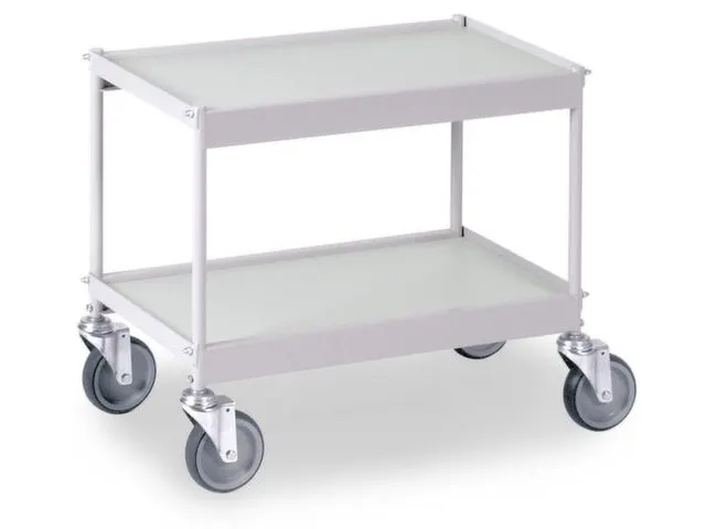 Universele Wagen 150kg Lxb 660x335mm 2 Etages Zilvergrijs