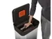 Pedaalemmer Intelligent Waste Titan mat RVS Zwart 30 liter
