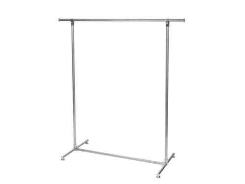 Kledingrek Metaal met 1 stang 125x50x130cm max. last 75 kg