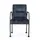 Vergaderstoel Albany Antraciet Velours Zwart 4-poots frame