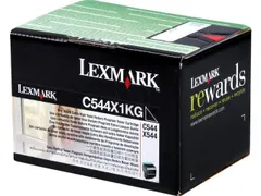 Toner C544X1KG Lexmark C544 Noir