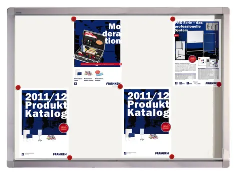 Vitrine Binnen En Buiten 8xa4 Schrijfbord 700x980x45mm