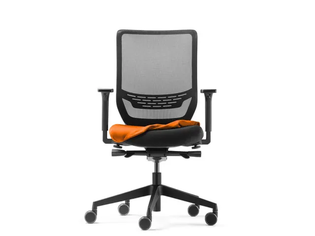 Bekleding,V. Bureaustoel,Stof,Oranje