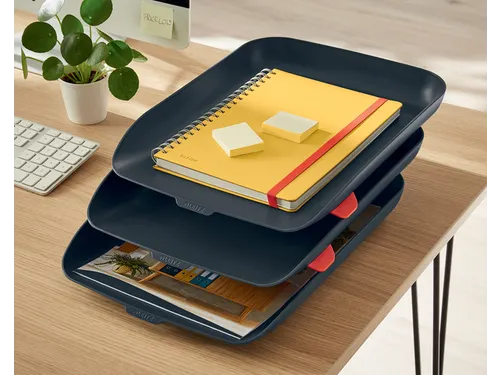 Notitieboek Leitz Cosy B5 lijn spiraal geel