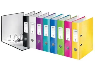 WOW ordner A4 assorti kleuren, rug van 80mm - 2