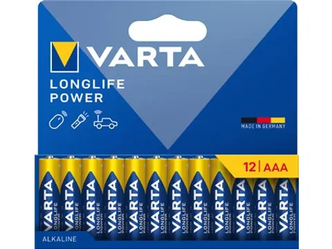 Longlife Power AAA Batterijen pak à 12 stuks