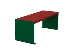 zitbank,B 1200mm,3latten,hout-zitting Mahonie,zitting H 450mm