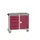 montagetafel 980x1050x600mm linoleumblad 5 laden kast front RAL3004