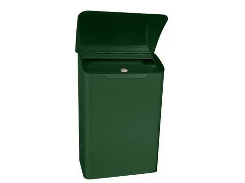 Wandbrievenbus Lugon Groen Staal