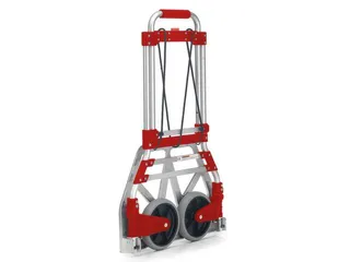 aluminium steekwagen,draagverm. 100kg,steekplaat BxD 483x343mm - 4