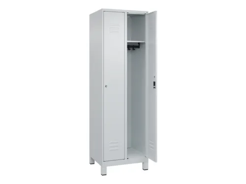 locker,HxBxD 1950x600x500mm,2vak,vak B 300mm,cil.-slot,voeten