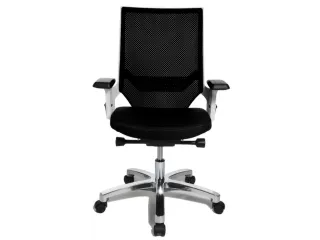 Bureaustoel Zwart Zitting H X B X D 420-550X 480X 460Mm Synchroonmecha - 2