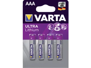 Batterij VARTA Ultra lithium 4x AAA - 1