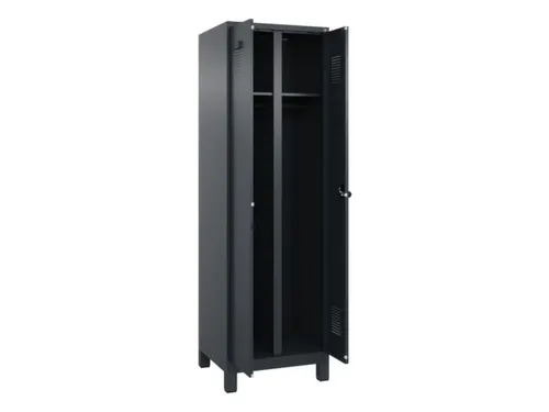 locker voor scheiding van kleding,HxBxD 1950x600x500mm,2vak