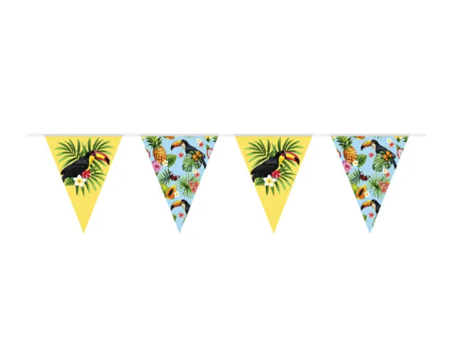 Vlaggenlijn Tropische Toekan Meerkleurig 10M