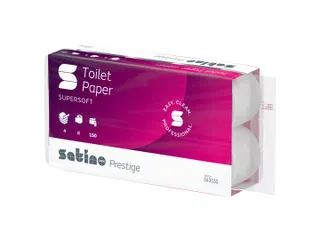 Toiletpapier Satino Prestige 4-laags 150vel wit 043030 - 1