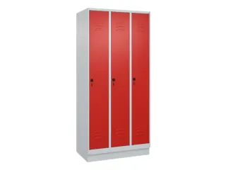 locker voor scheiding van kleding,HxBxD 1950x900x500mm,3vak - 1