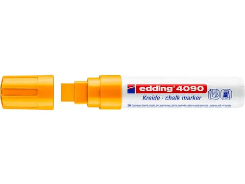 Krijtstift edding 4090 window blok 4-15mm neon oranje