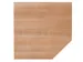 koppelelement voor bureau,90 °,BxD 1200x1200mm,blad notenboom,hoekig